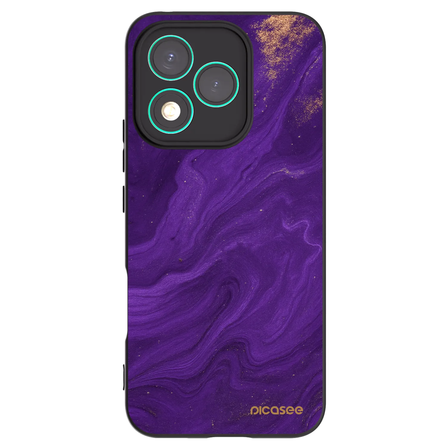Picasee husă neagră din silicon pentru Honor 400 Lite 5G - Purple
