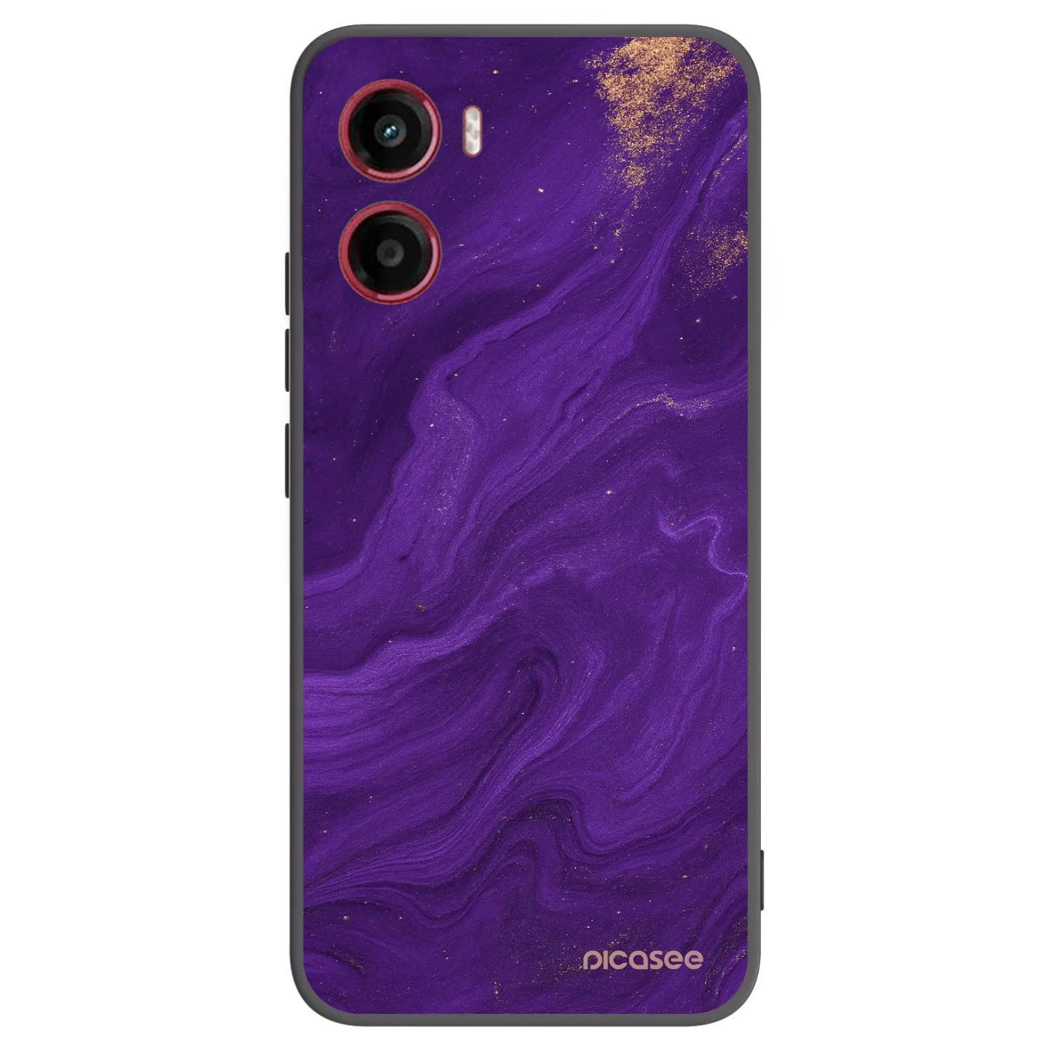 Picasee husă neagră din silicon pentru Motorola Moto G05 - Purple