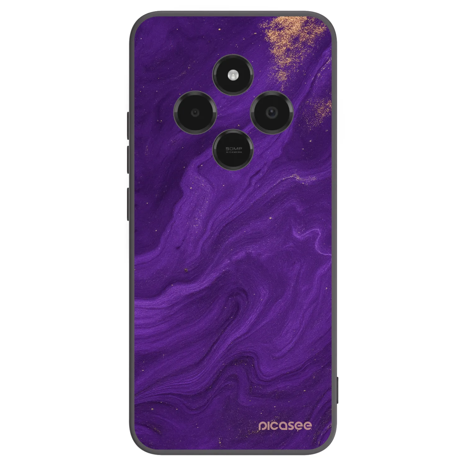 Picasee husă neagră din silicon pentru Xiaomi Poco C75 - Purple
