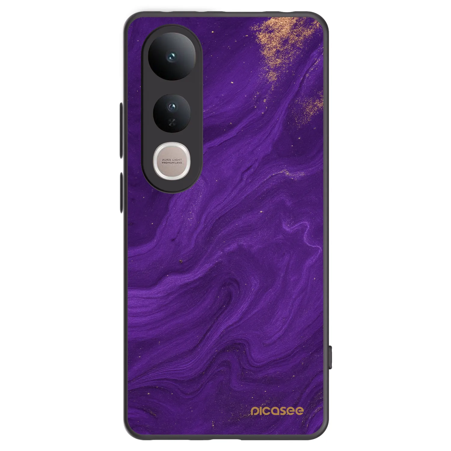 Picasee husă neagră din silicon pentru Vivo V50 Lite 5G - Purple