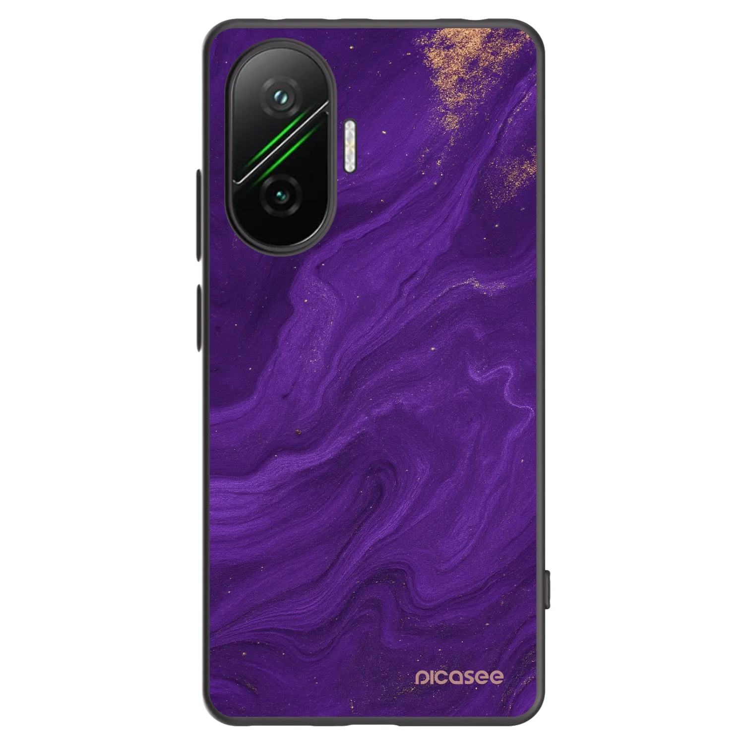 Picasee husă neagră din silicon pentru Xiaomi Poco F7 Pro 5G - Purple