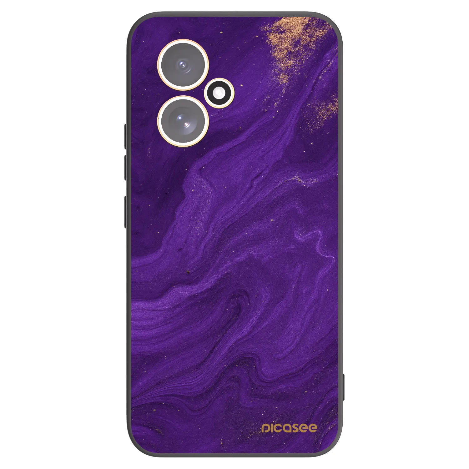 Picasee husă neagră din silicon pentru Honor 400 5G - Purple