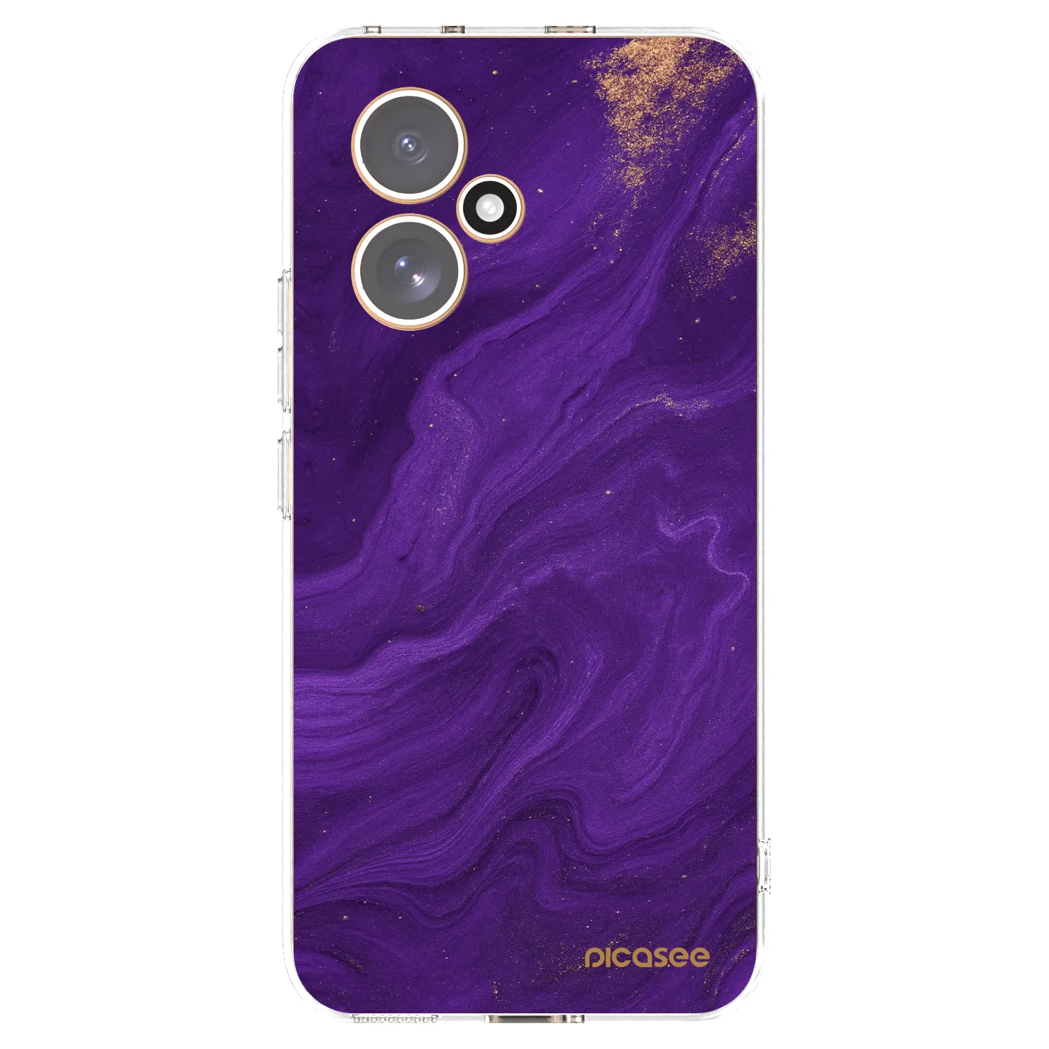 Picasee husă transparentă din silicon pentru Honor 400 5G - Purple