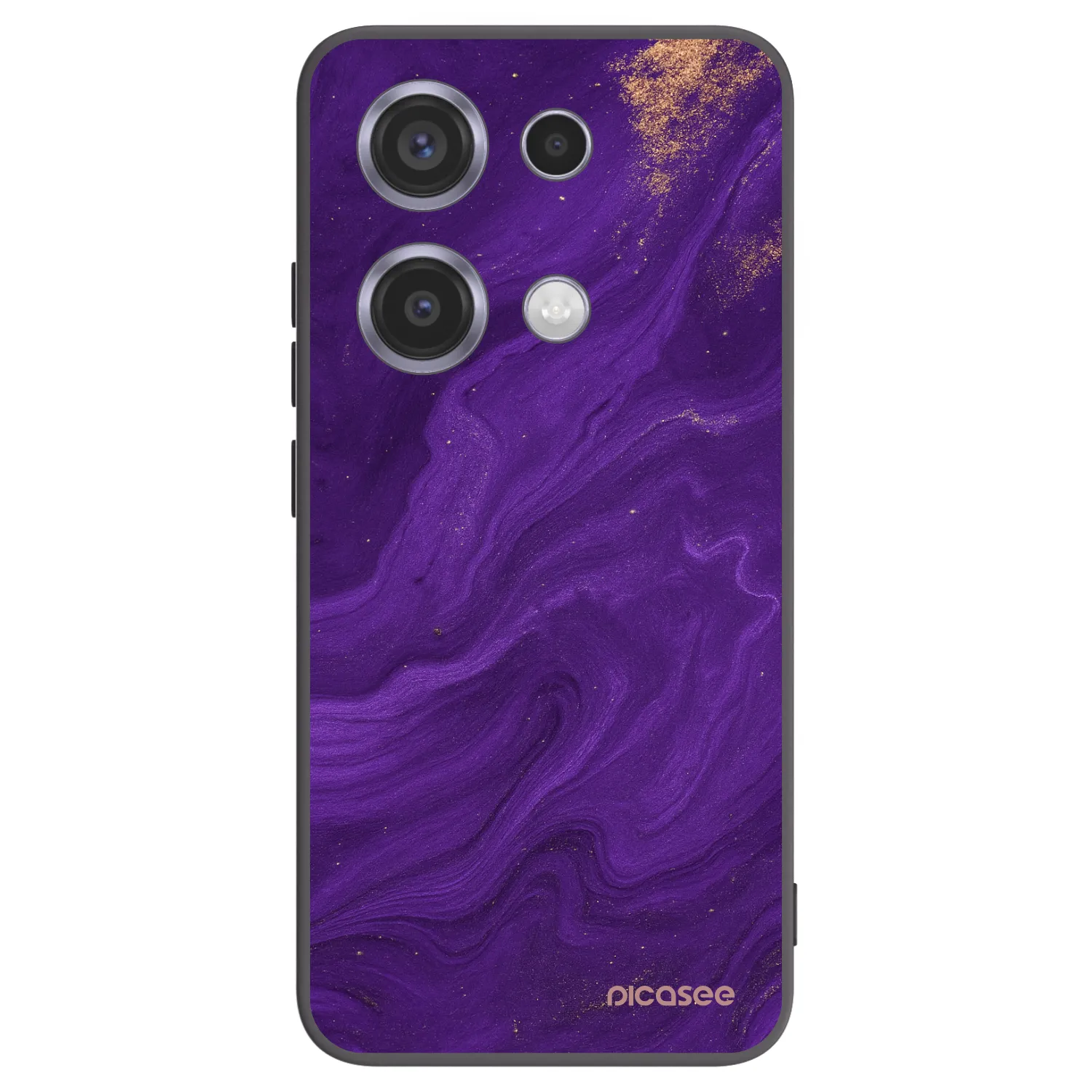 Picasee husă neagră din silicon pentru Xiaomi Redmi Note 14S - Purple
