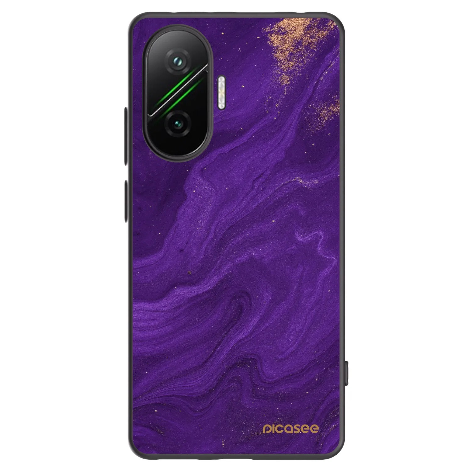 Picasee husă neagră din silicon pentru Xiaomi Poco F7 5G - Purple