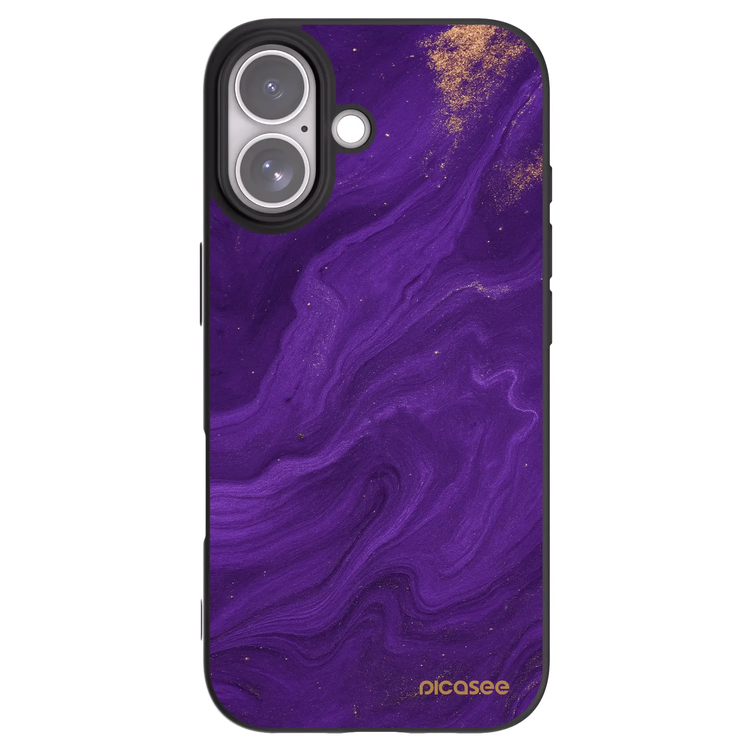 Picasee husă neagră din silicon pentru Apple iPhone 17 - Purple