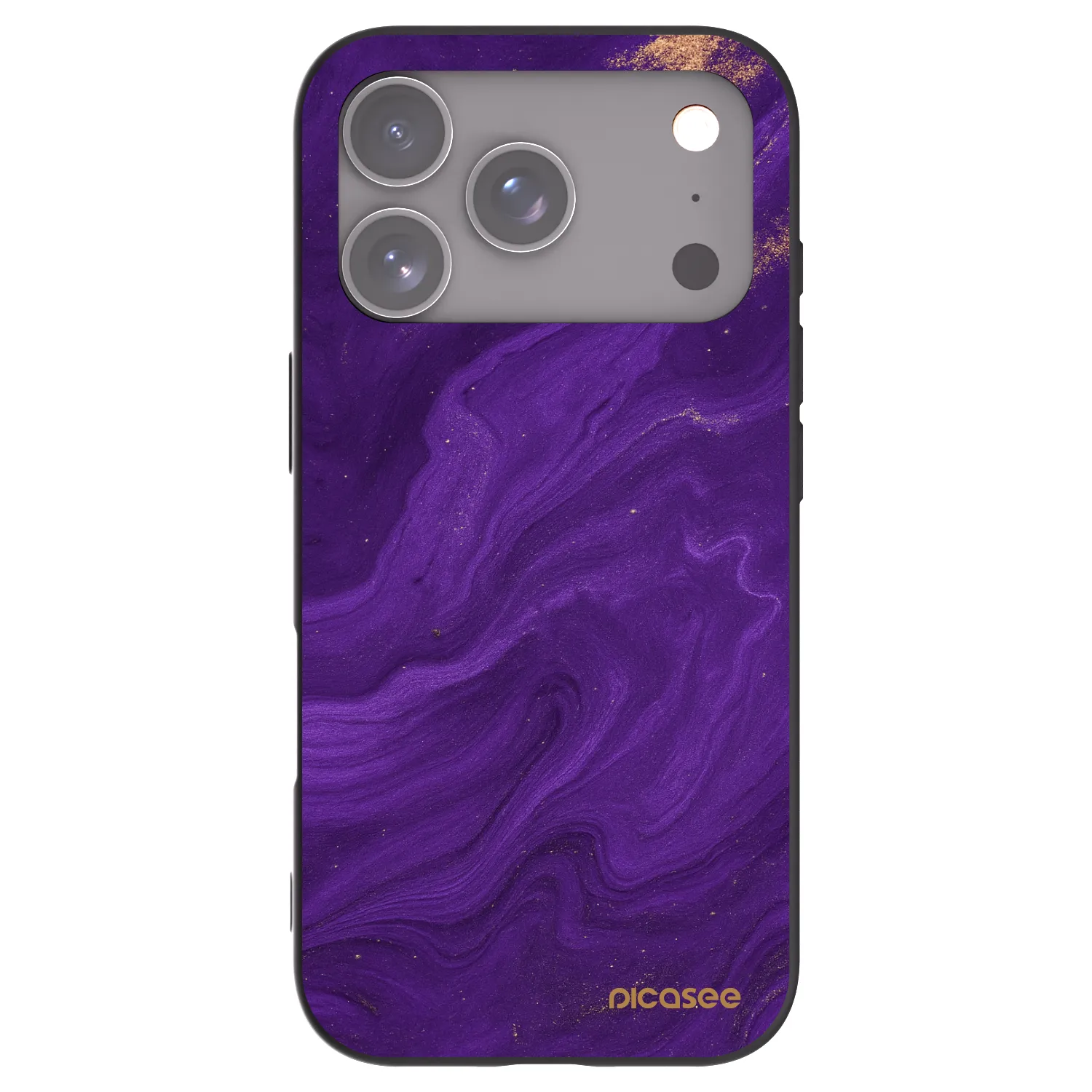 Picasee husă neagră din silicon pentru Apple iPhone 17 Pro - Purple