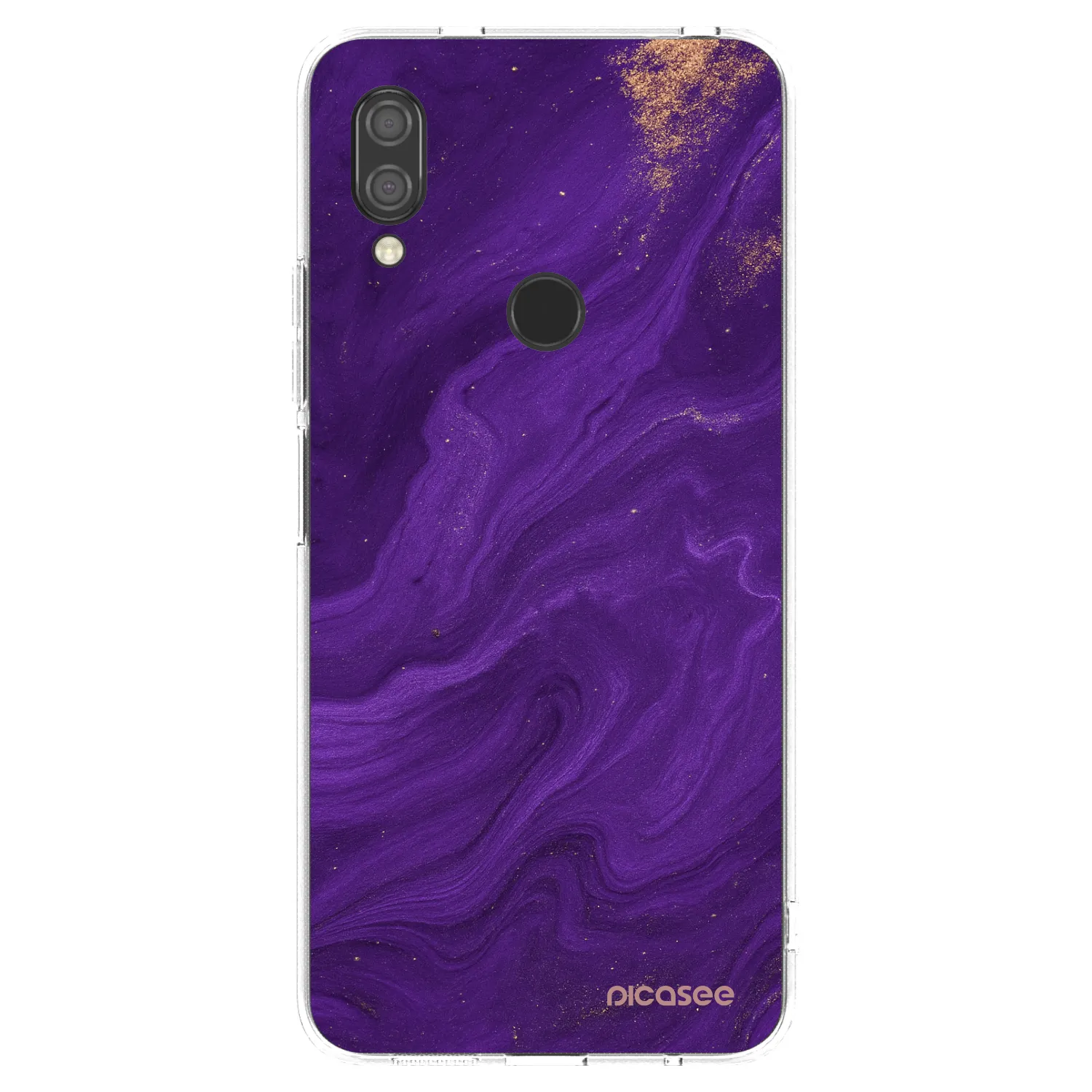 Picasee husă transparentă din silicon pentru Xiaomi Redmi 7 - Purple