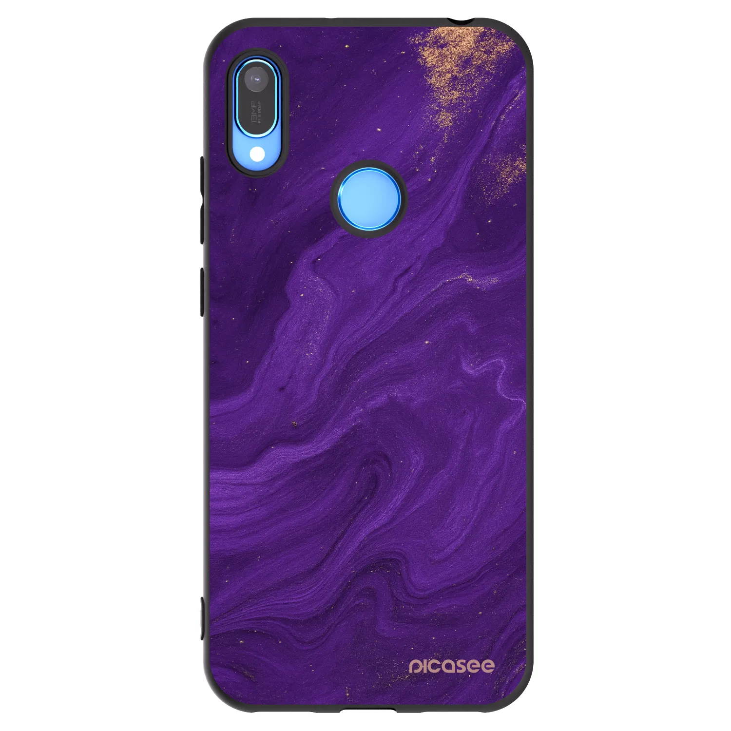 Picasee husă neagră din silicon pentru Huawei Y6 2019 - Purple