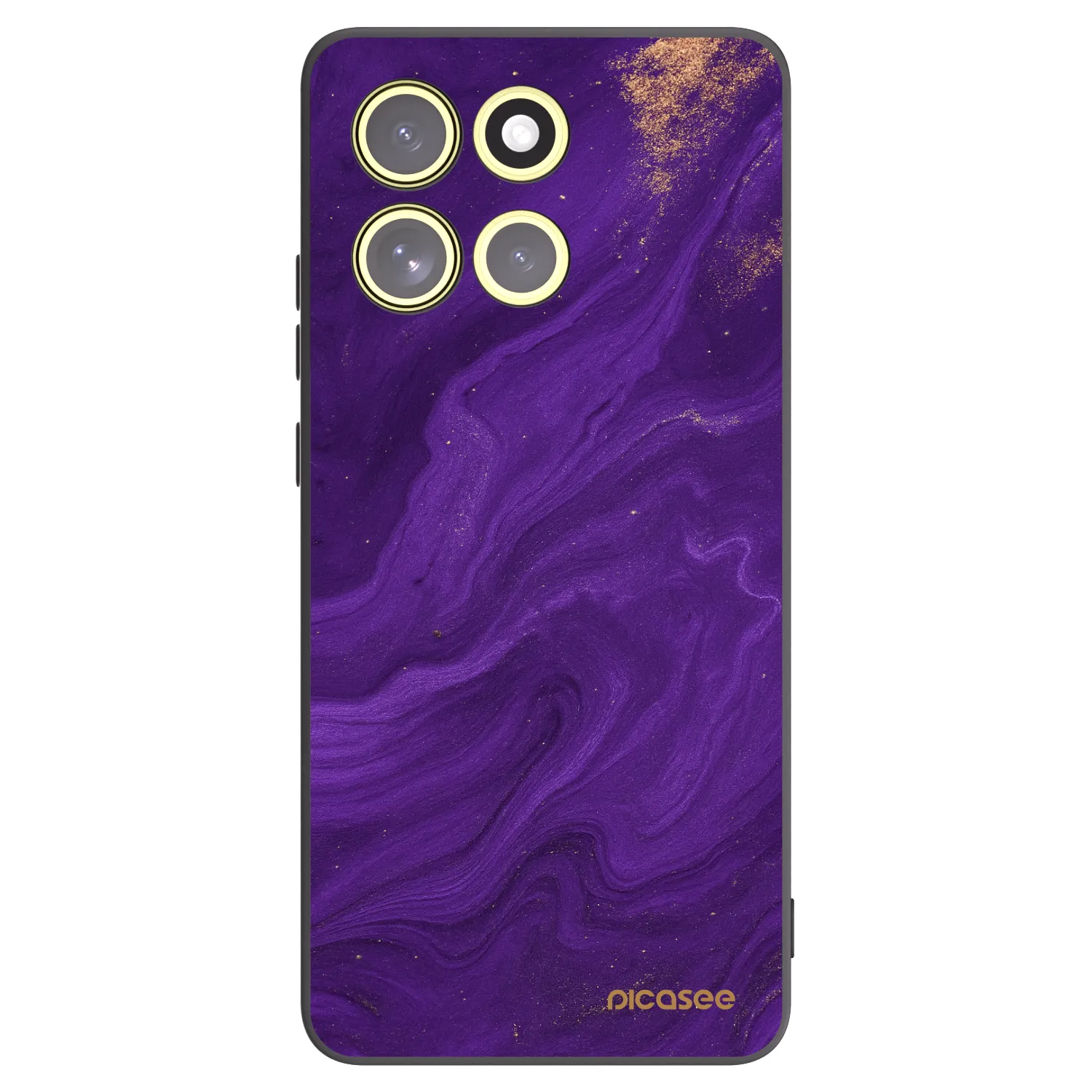 Picasee husă neagră din silicon pentru Motorola Moto G86 5G - Purple