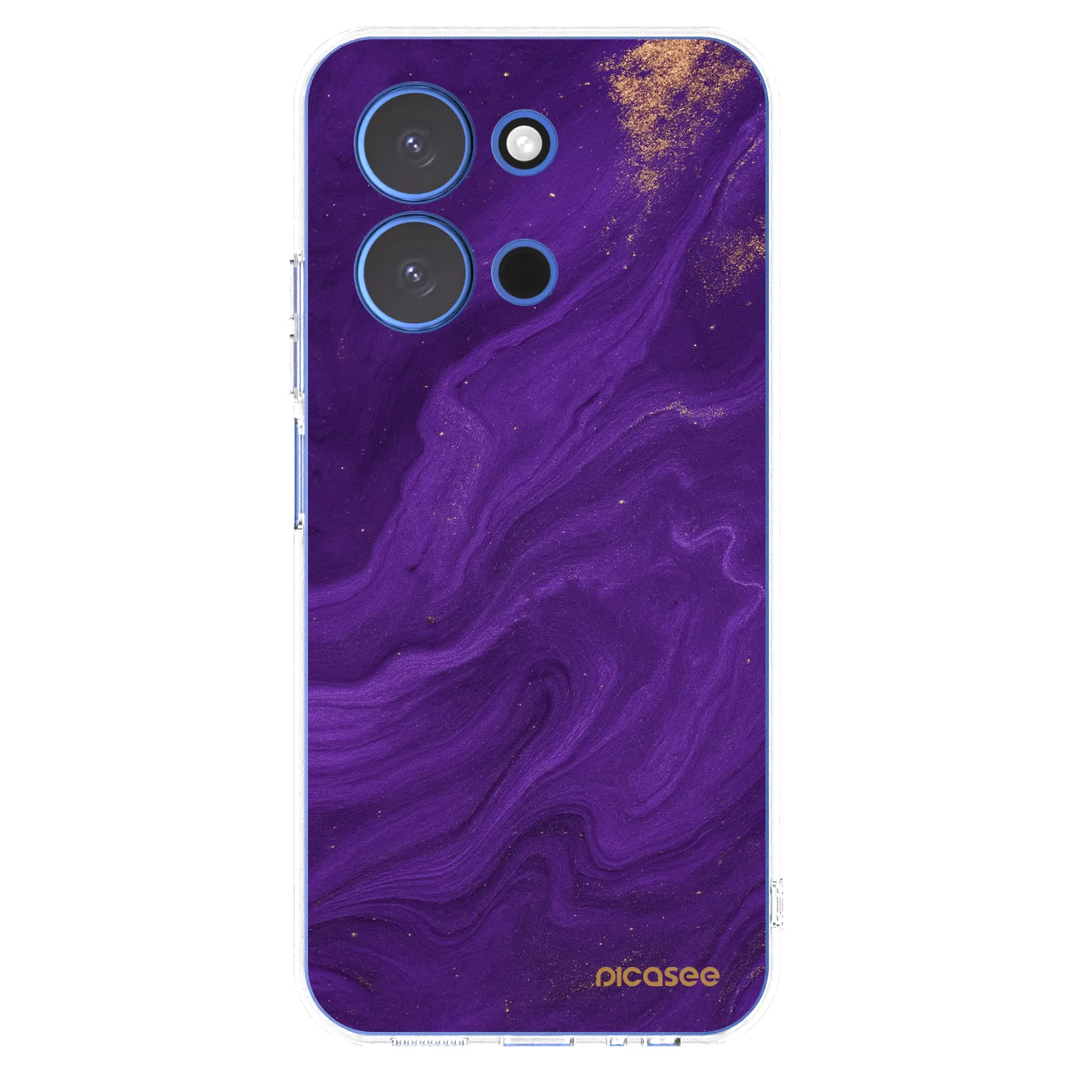 Picasee husă transparentă din silicon pentru Xiaomi Redmi 15C 4G - Purple