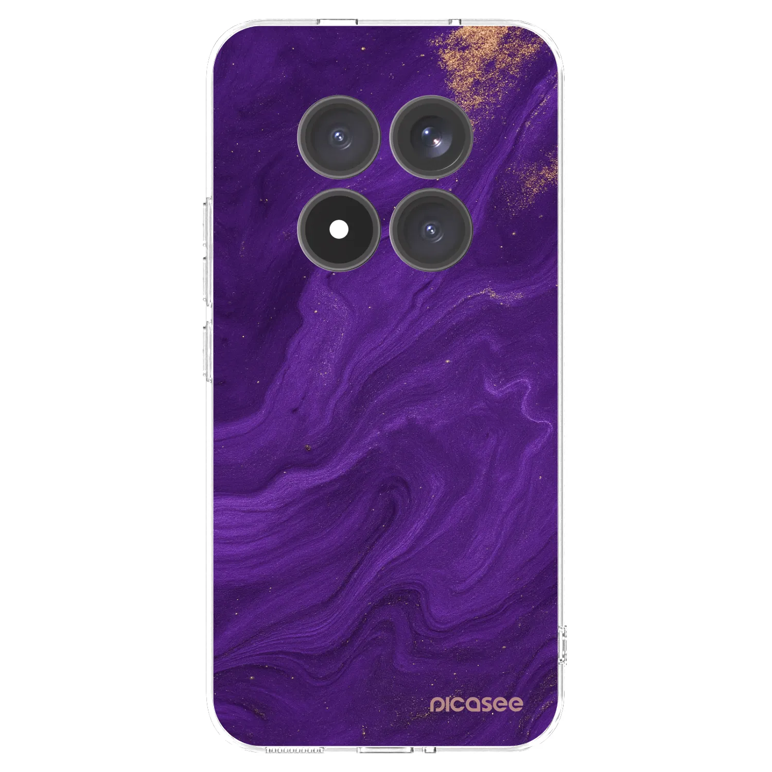 Picasee husă transparentă din silicon pentru Xiaomi Redmi Note 15 Pro+ - Purple