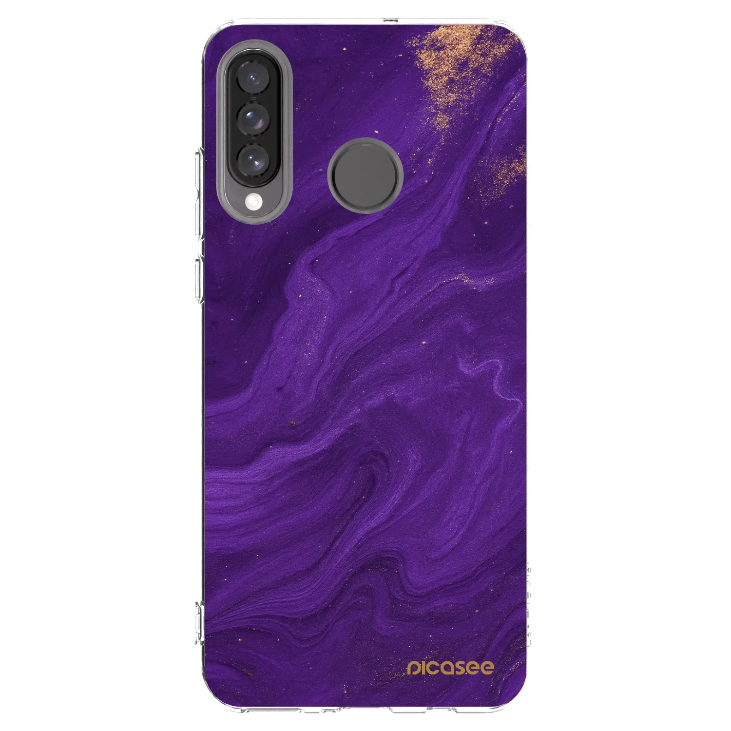 Picasee husă transparentă din silicon pentru Huawei P30 Lite - Purple