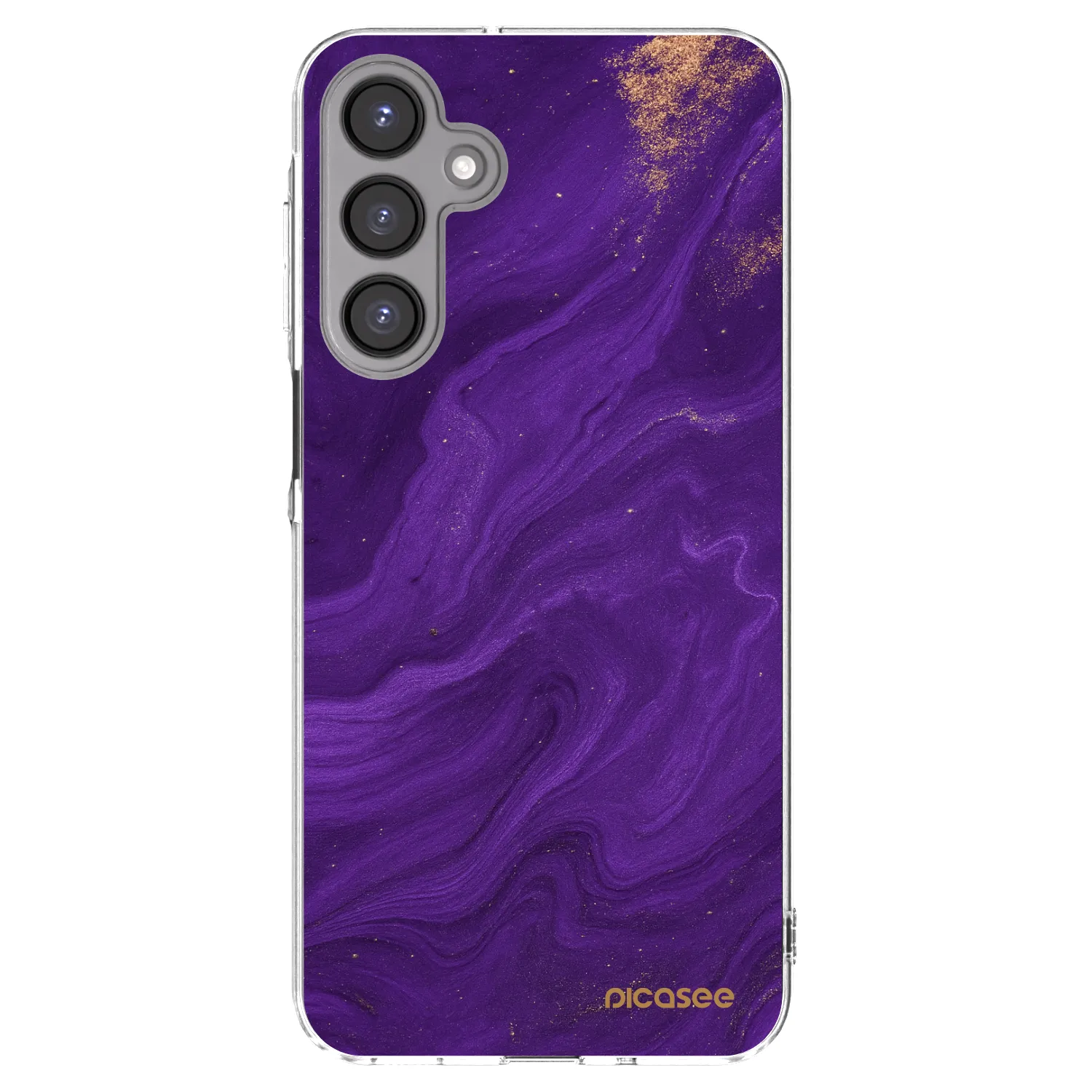 Picasee husă transparentă din silicon pentru Samsung Galaxy A16 4G - Purple