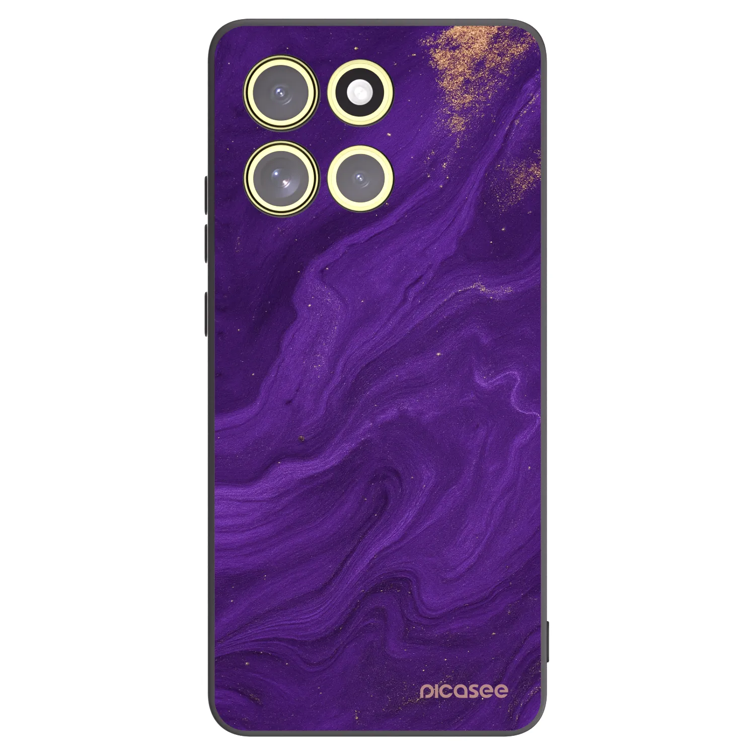 Picasee husă neagră din silicon pentru Motorola Moto G86 Power 5G - Purple