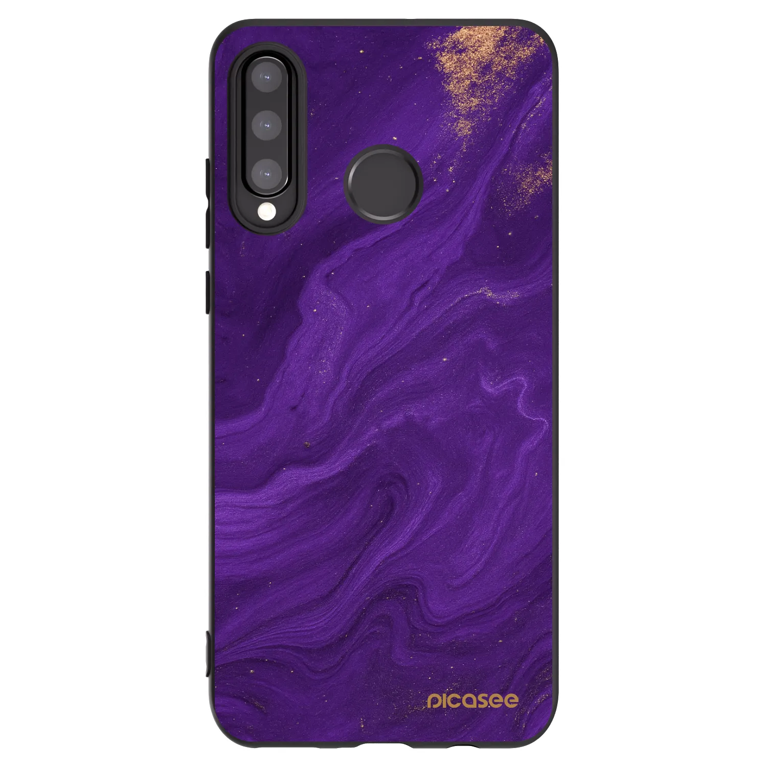 Picasee husă neagră din silicon pentru Huawei P30 Lite - Purple