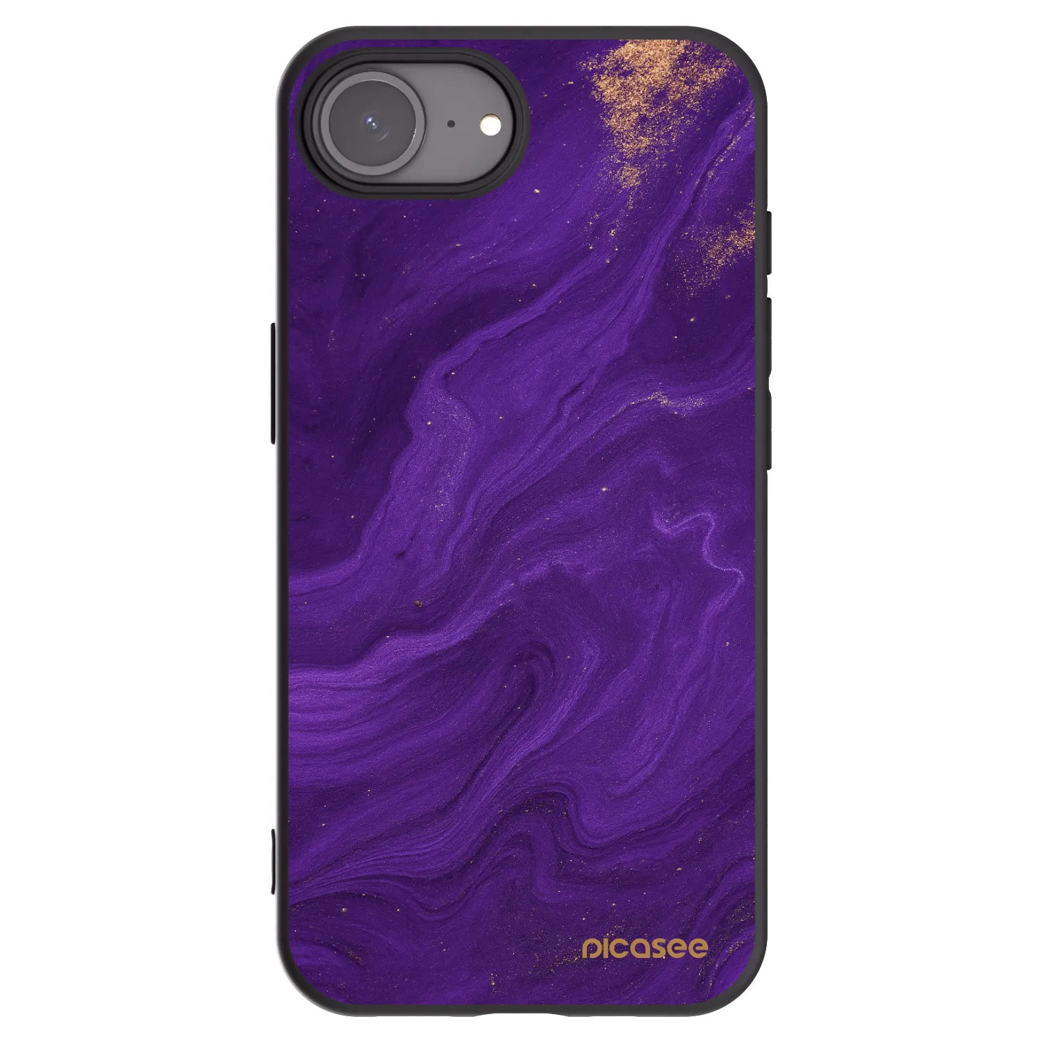 Picasee husă neagră din silicon pentru Apple iPhone 17e - Purple