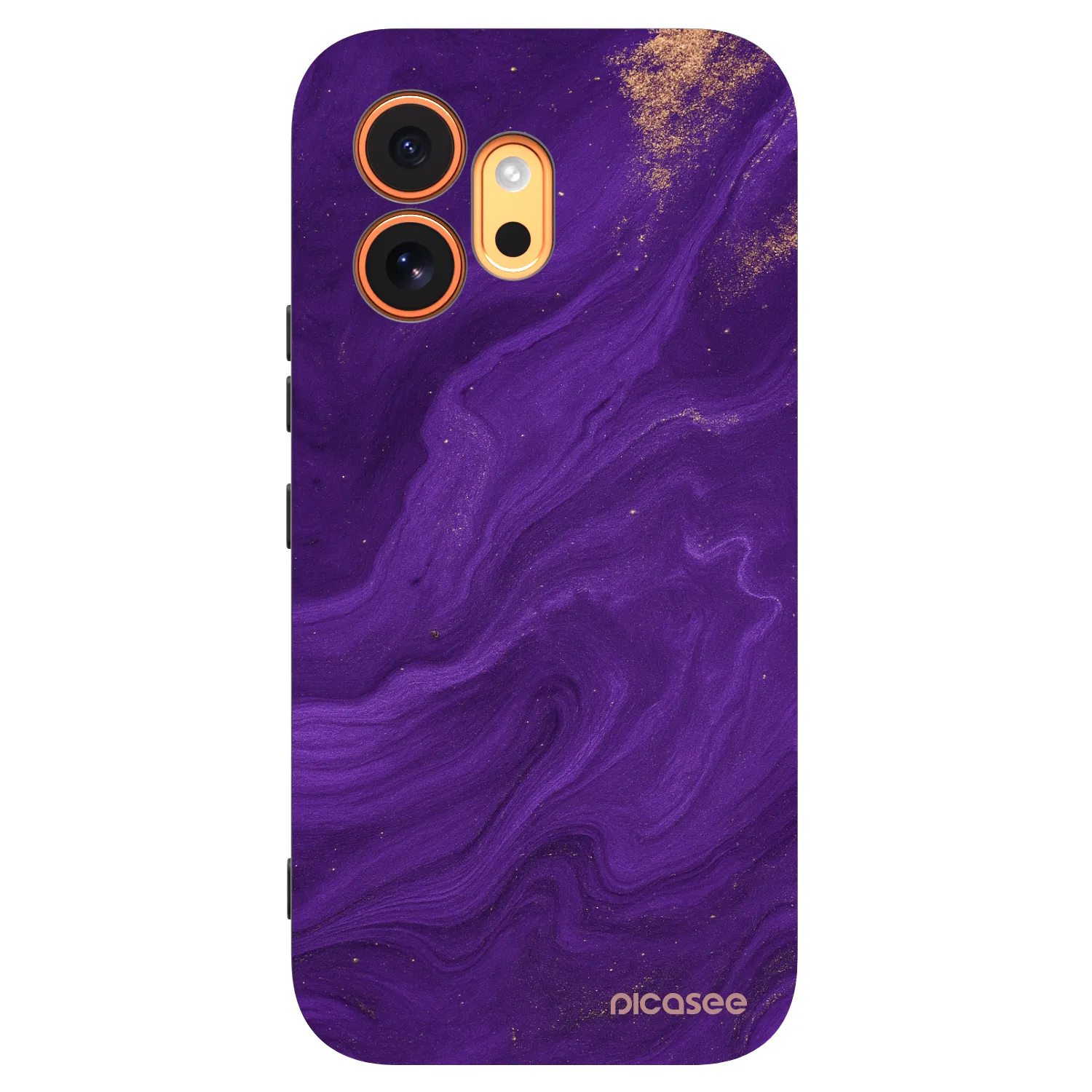 Picasee husă neagră din silicon pentru Honor 600 - Purple