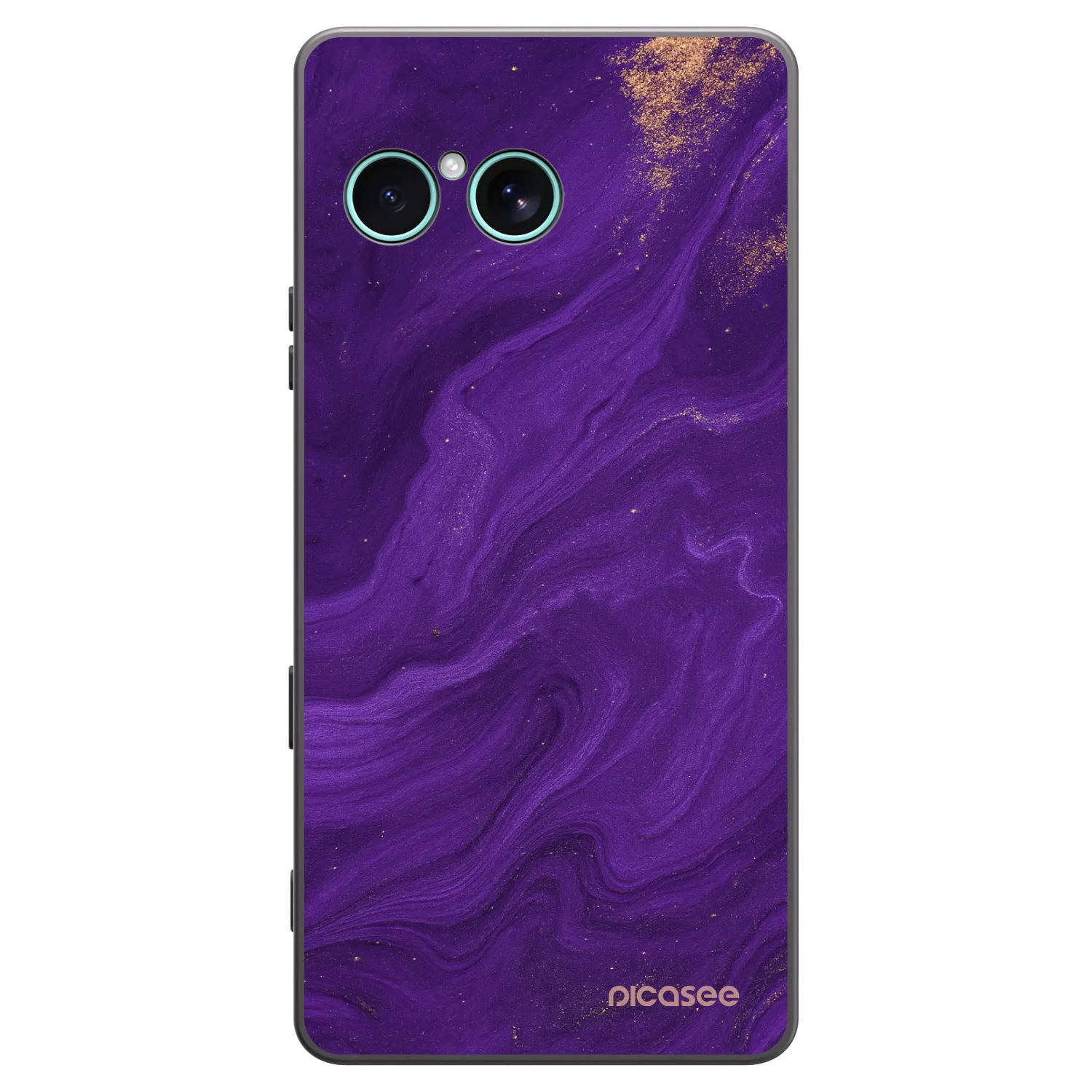 Picasee husă neagră din silicon pentru Sony Xperia 10 VII - Purple