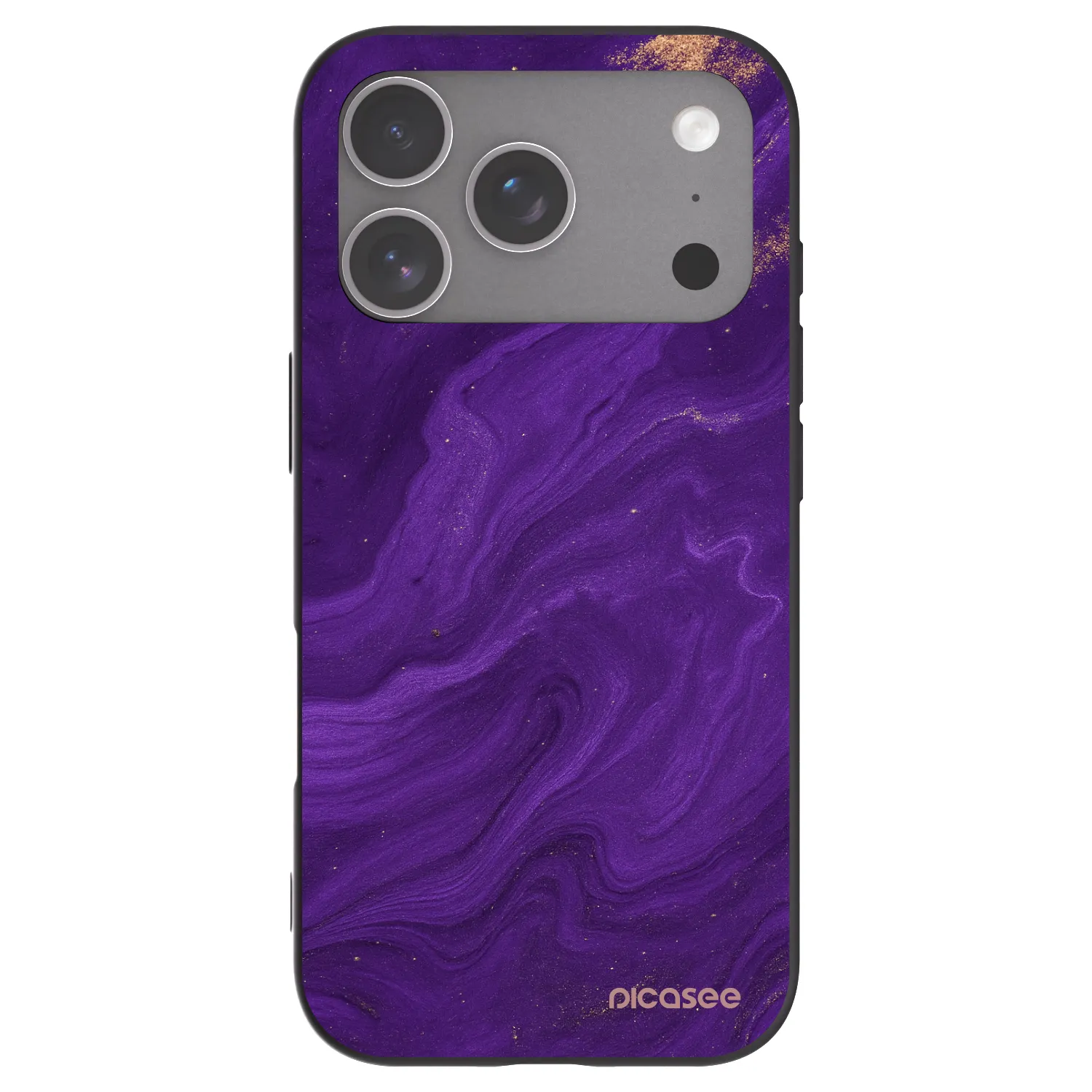 Picasee husă neagră din silicon pentru Apple iPhone 18 Pro - Purple