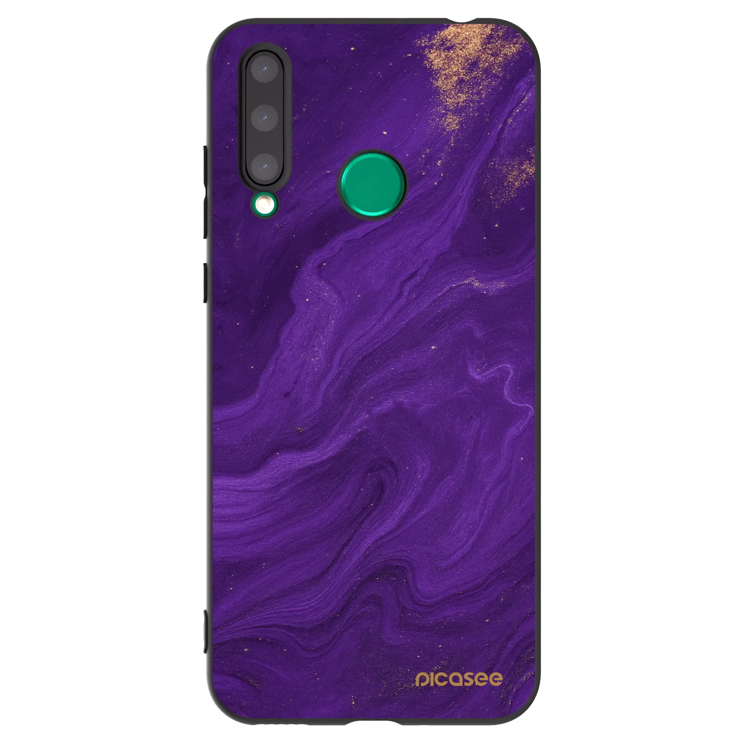 Picasee husă neagră din silicon pentru Honor 20 Lite - Purple