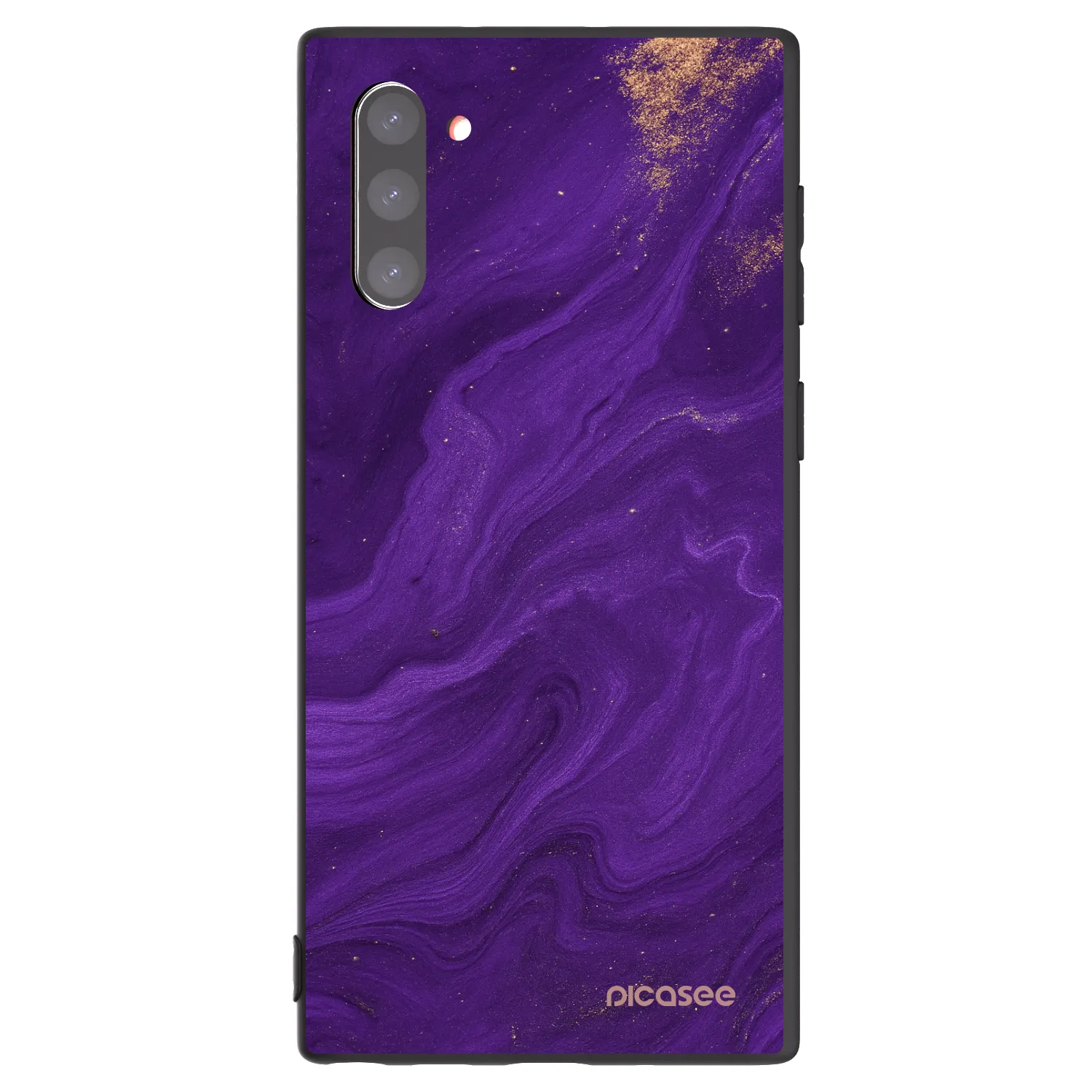Picasee husă neagră din silicon pentru Samsung Galaxy Note 10 N970F - Purple