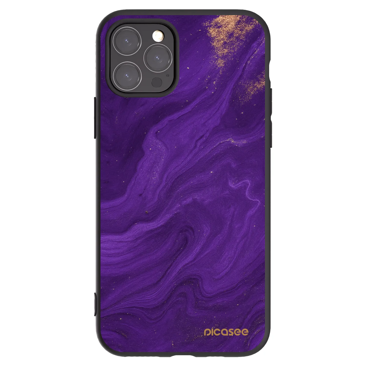 Picasee husă neagră din silicon pentru Apple iPhone 11 Pro - Purple