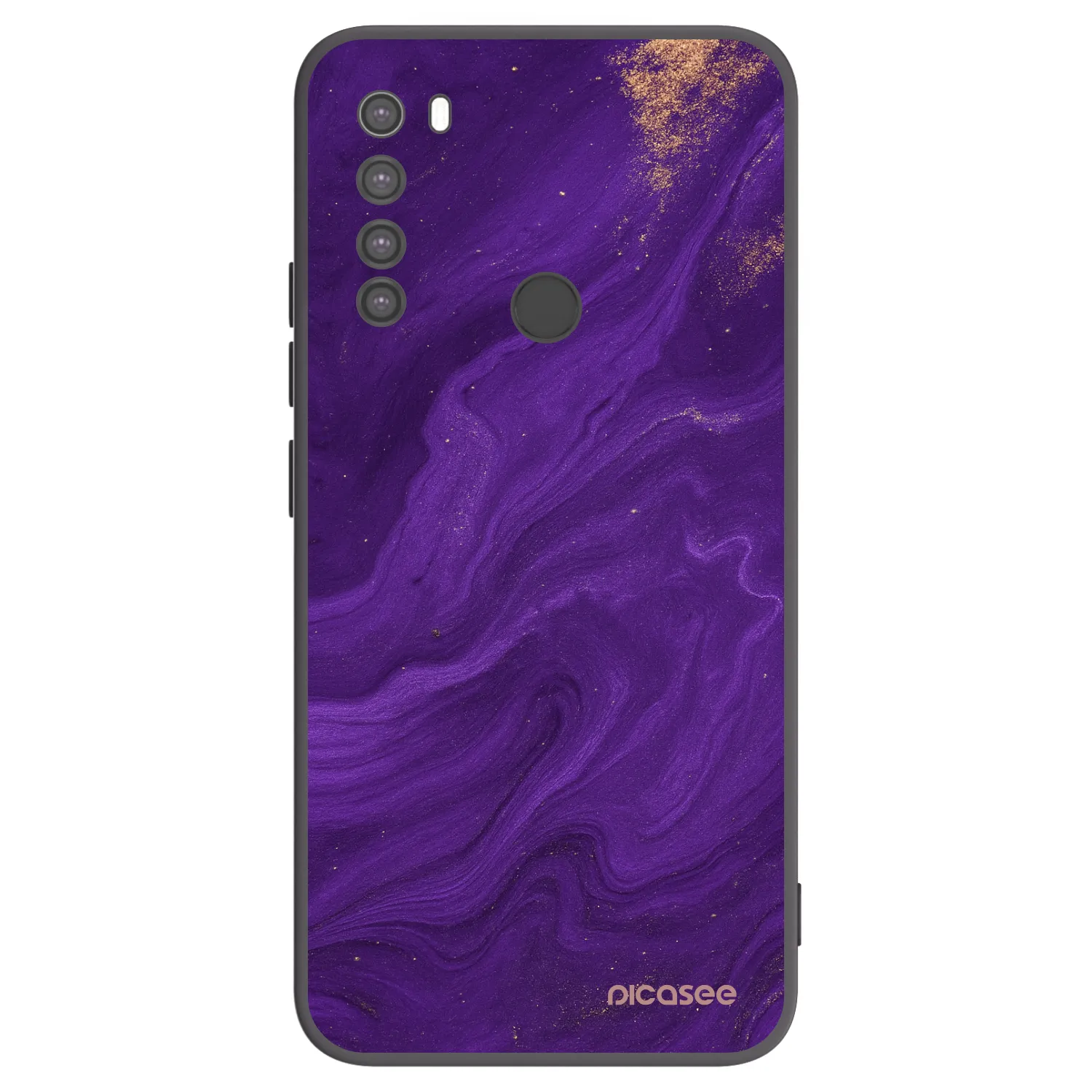 Picasee husă neagră din silicon pentru Xiaomi Redmi Note 8 - Purple