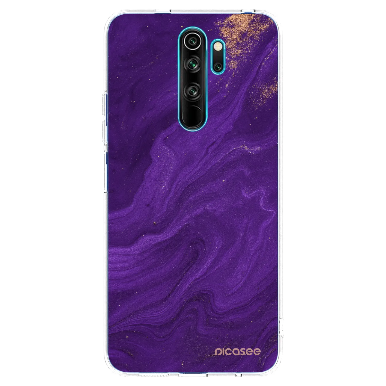 Picasee husă transparentă din silicon pentru Xiaomi Redmi Note 8 Pro - Purple