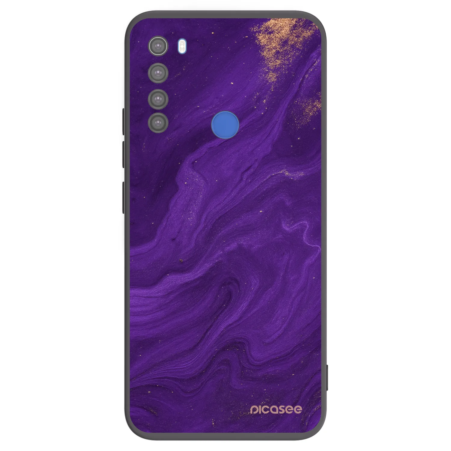 Picasee husă neagră din silicon pentru Xiaomi Redmi Note 8T - Purple