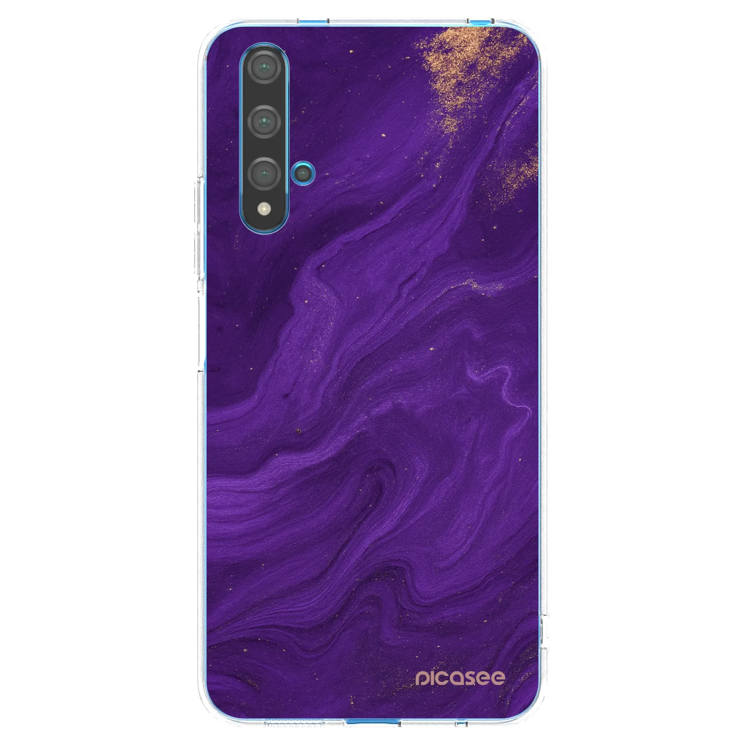Picasee husă transparentă din silicon pentru Huawei Nova 5T - Purple