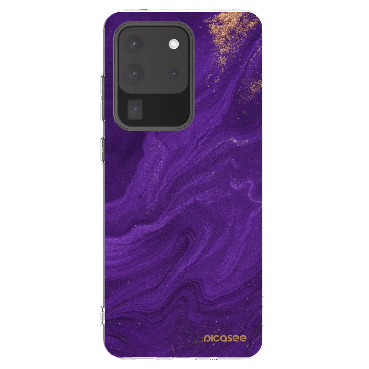 Picasee husă transparentă din silicon pentru Samsung Galaxy S20 Ultra 5G G988F - Purple