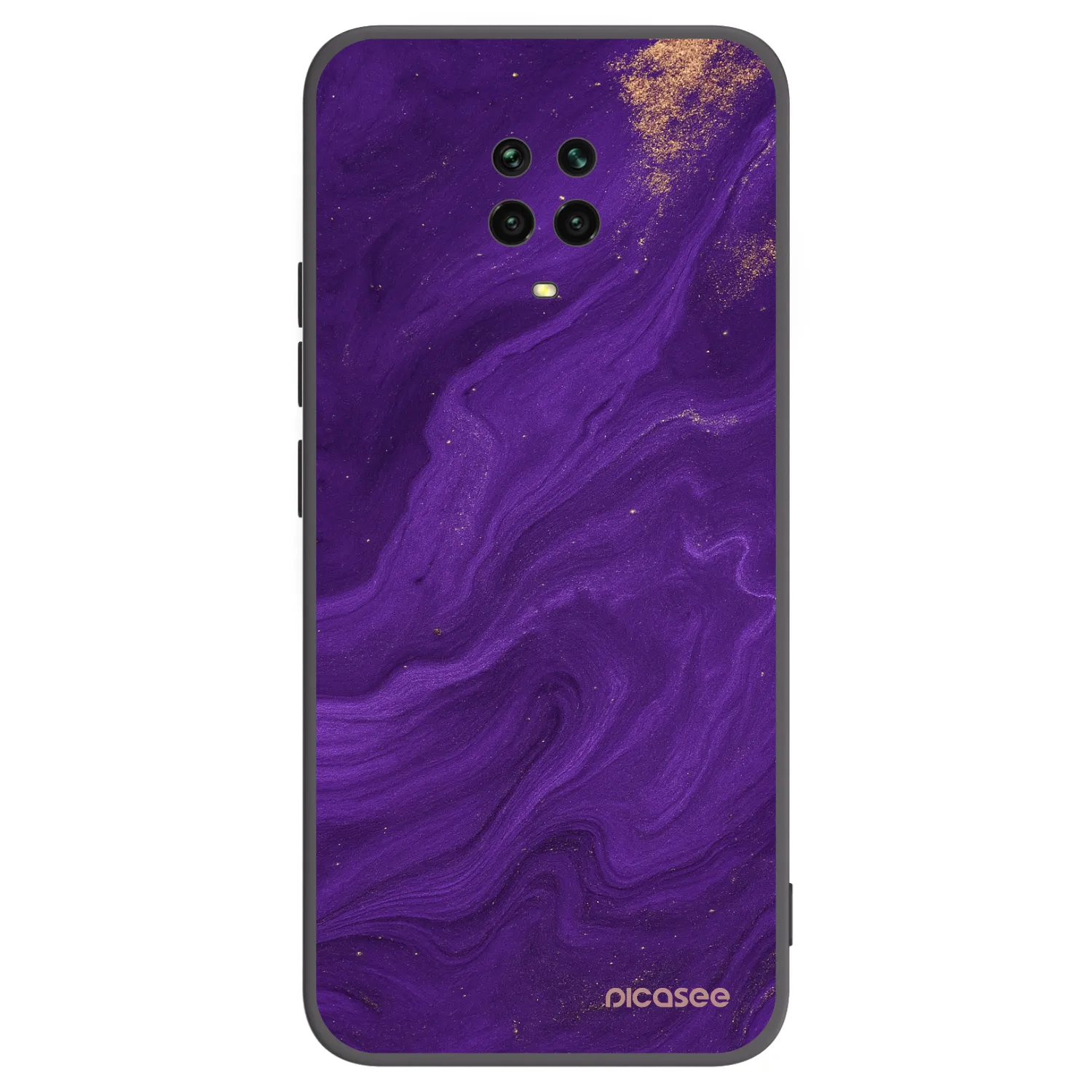Picasee husă neagră din silicon pentru Xiaomi Redmi Note 9 Pro - Purple