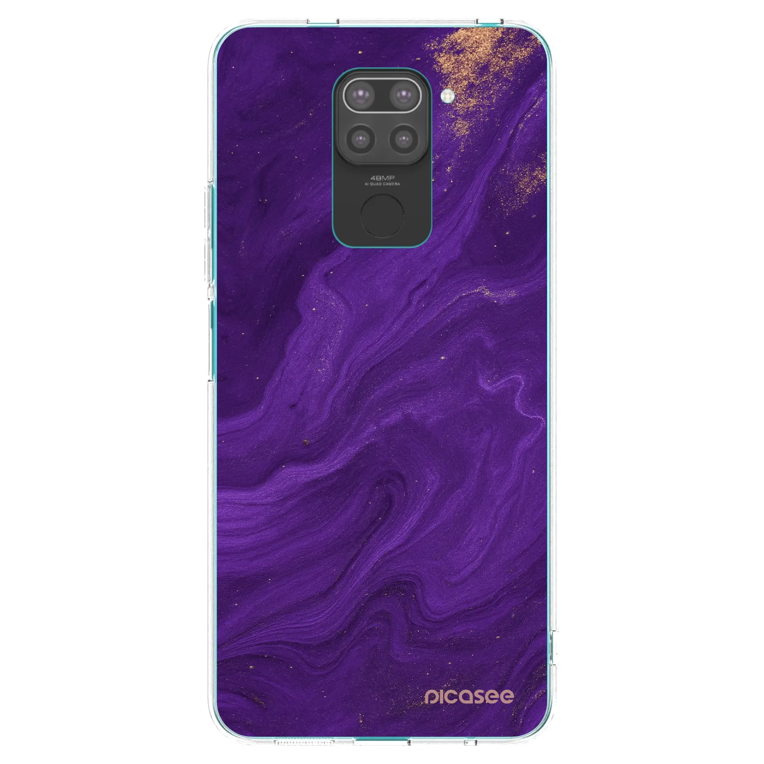 Picasee husă neagră din silicon pentru Xiaomi Redmi Note 9 - Purple