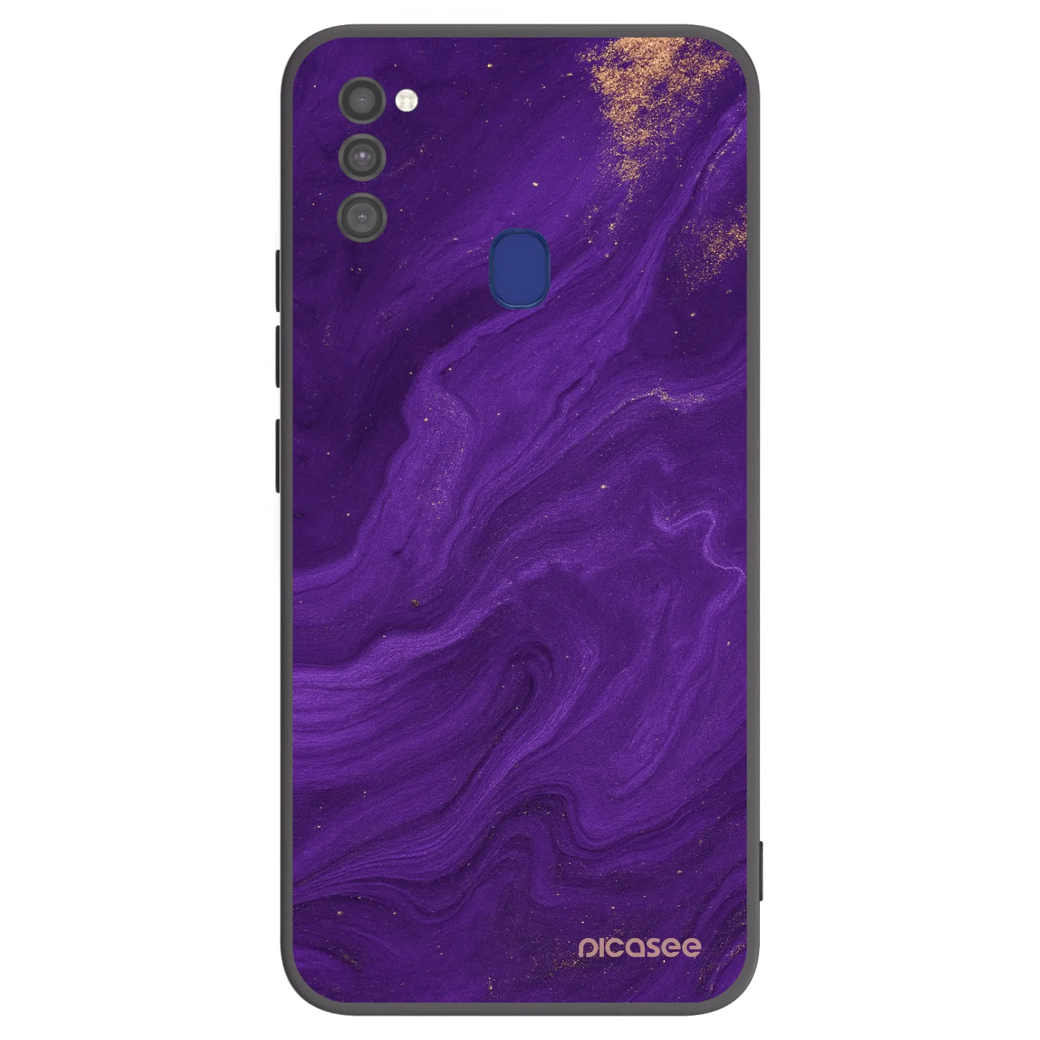 Picasee husă neagră din silicon pentru Samsung Galaxy M21 M215F - Purple