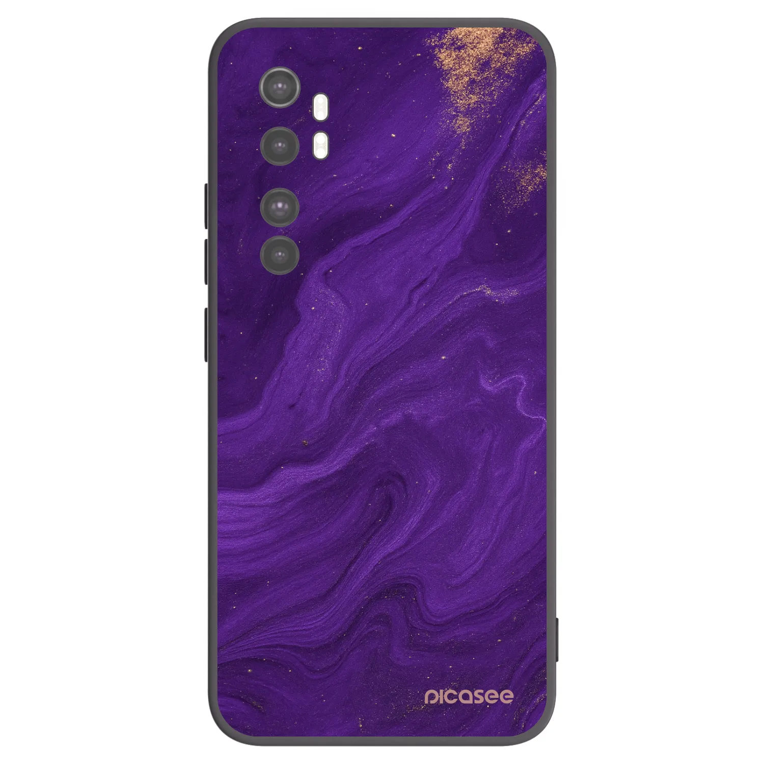 Picasee husă neagră din silicon pentru Xiaomi Mi Note 10 Lite - Purple
