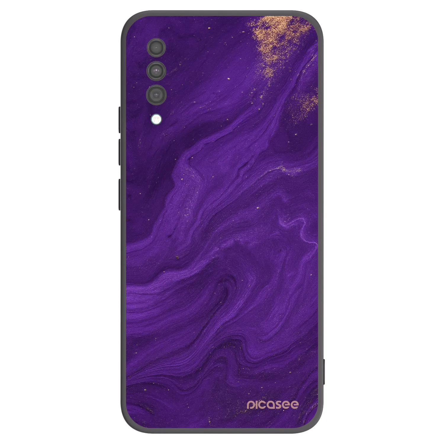 Picasee husă neagră din silicon pentru Samsung Galaxy A30s A307F - Purple