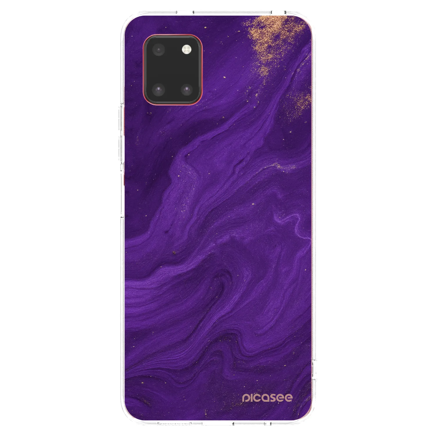 Picasee husă transparentă din silicon pentru Samsung Galaxy Note 10 Lite N770F - Purple