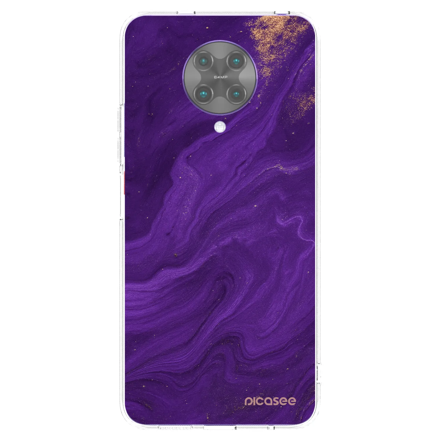 Picasee husă transparentă din silicon pentru Xiaomi Poco F2 Pro - Purple