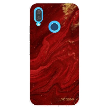 Picasee husă transparentă din silicon pentru Huawei P20 Lite - Red