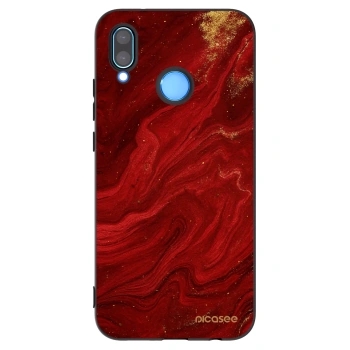 Picasee husă neagră din silicon pentru Huawei P20 Lite - Red