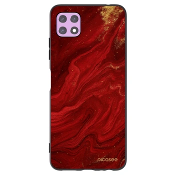 Picasee husă neagră din silicon pentru Samsung Galaxy A22 A226B 5G - Red