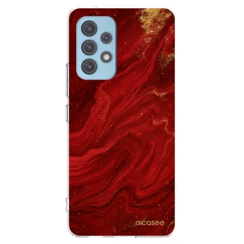 Picasee husă transparentă din silicon pentru Samsung Galaxy A53 5G A536 - Red
