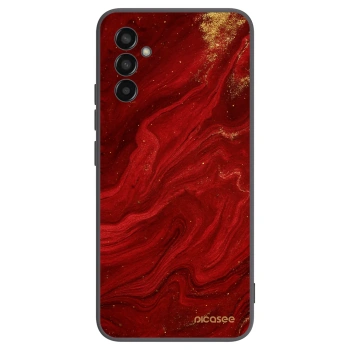 Picasee husă neagră din silicon pentru Samsung Galaxy M13 M135F - Red