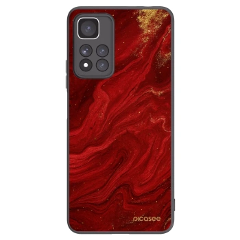 Picasee husă neagră din silicon pentru Xiaomi Redmi Note 11 Pro+ 5G - Red