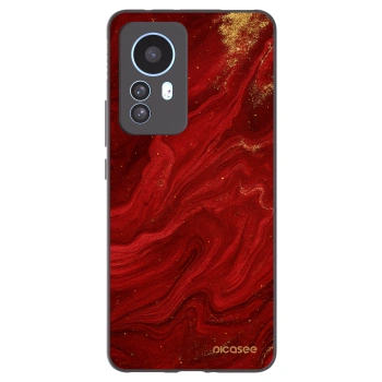 Picasee husă neagră din silicon pentru Xiaomi 12T - Red
