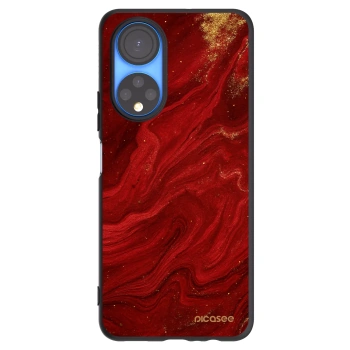 Picasee husă neagră din silicon pentru Honor X7 - Red
