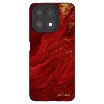 Picasee husă neagră din silicon pentru Honor X8a - Red