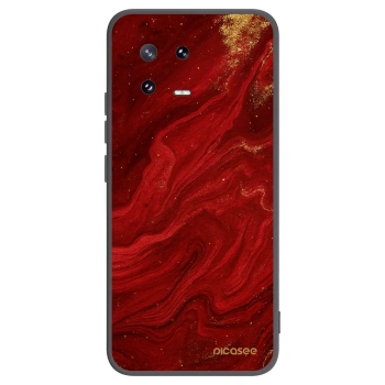 Picasee husă neagră din silicon pentru Xiaomi 13 Pro - Red
