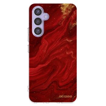 Picasee husă transparentă din silicon pentru Samsung Galaxy A54 5G A546B - Red
